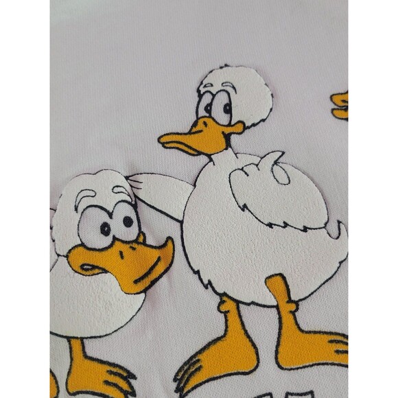 Fruit of The Loom Vintage "One Bill Too Many" White Textured Graphic Sweater XL - Picture 3 of 9